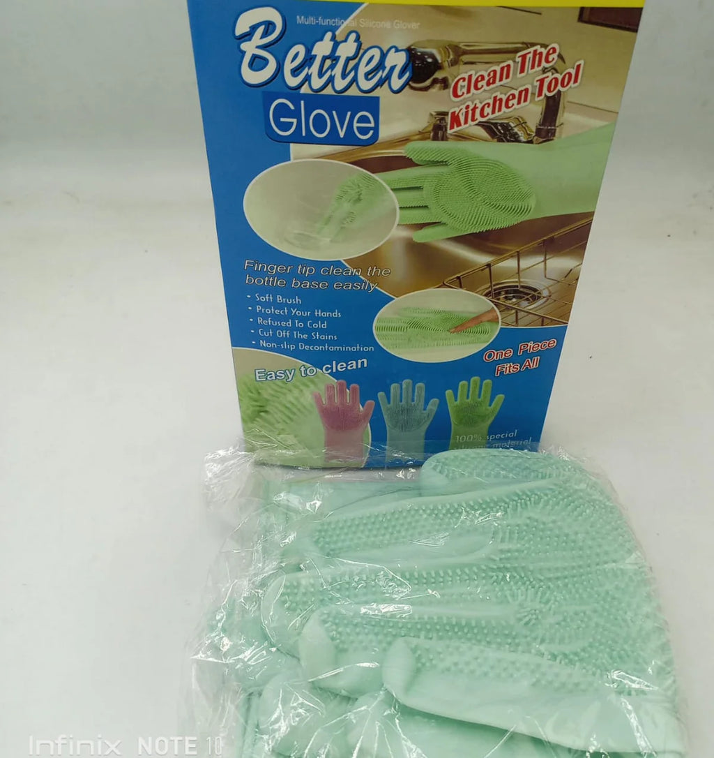 Silicone Cleaning Gloves (قفازات تنظيف من السيليكون)